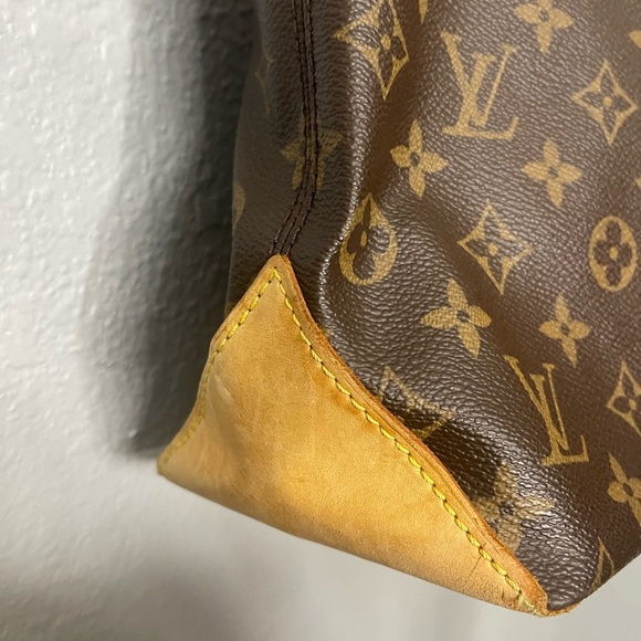 Louis Vuitton Brown Monogram Tote Bag - Picture 7 of 11